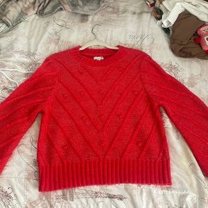 red sweater